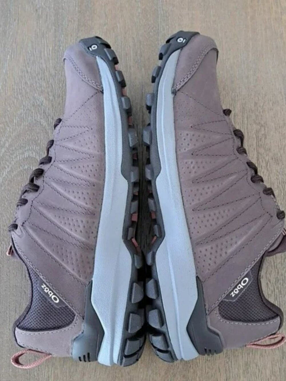 Oboz Sypes Low Leather WP Hiking Shoes - Color: Peppercorn - Size: Women's 7 - Picture 6 of 9